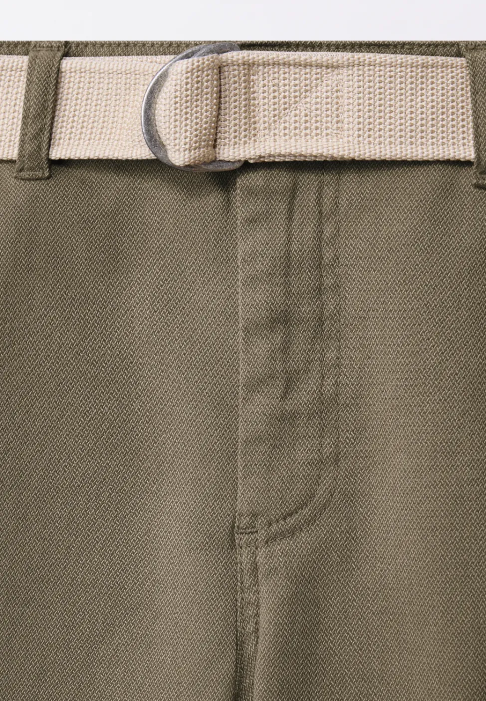 Chinoshorts met structuur