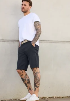 Chinoshorts met structuur