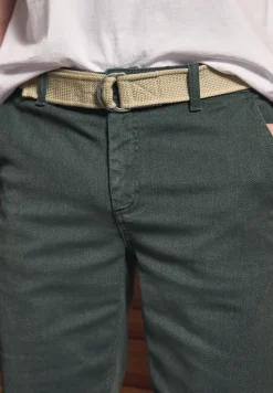 Chinoshorts met structuur