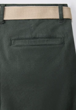 Chinoshorts met structuur
