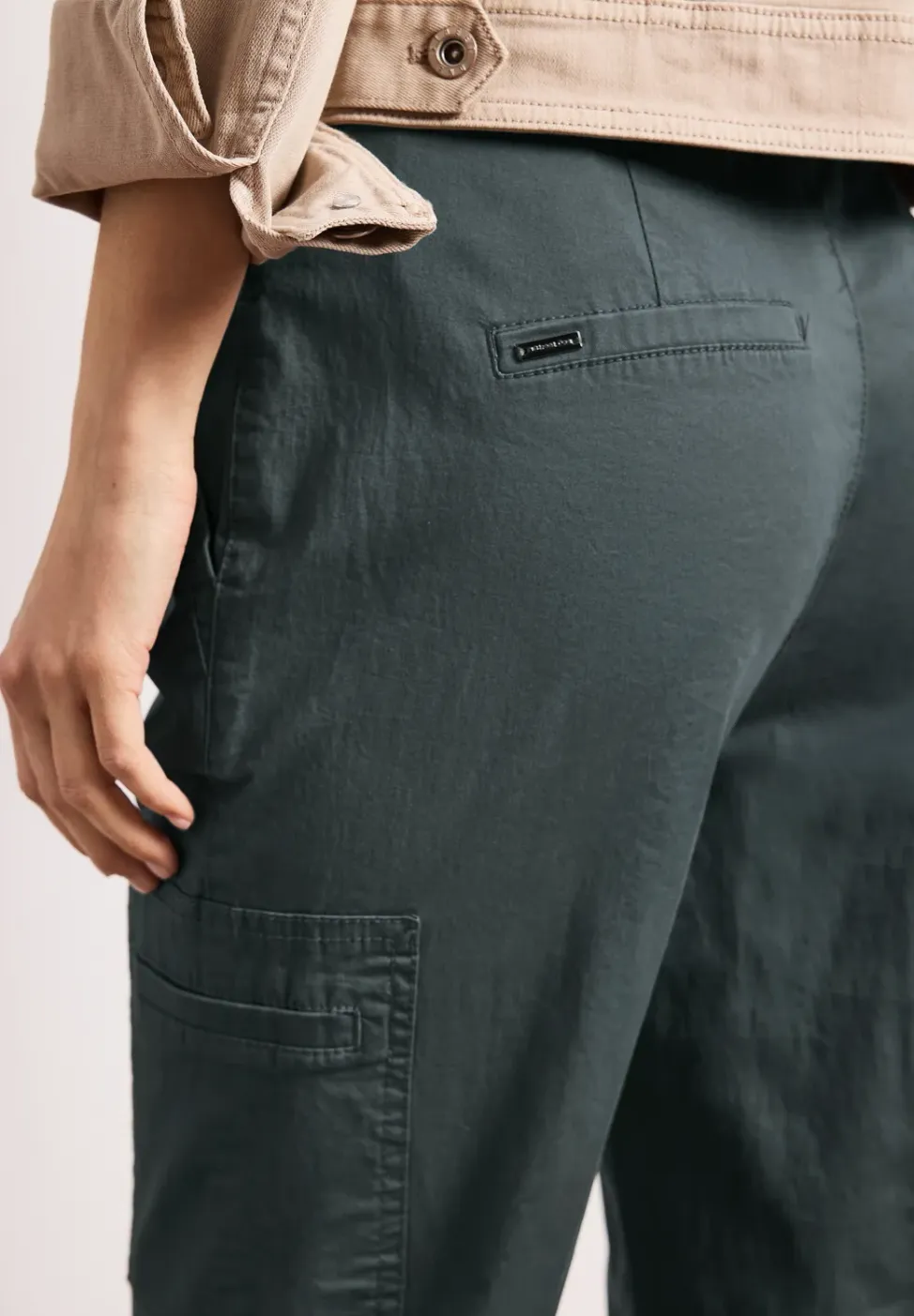 Chino's met Slim Legs en cargo-stijl zakken