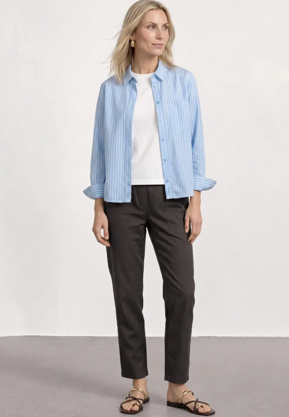 Chino's met Slim Legs en elastische tailleband