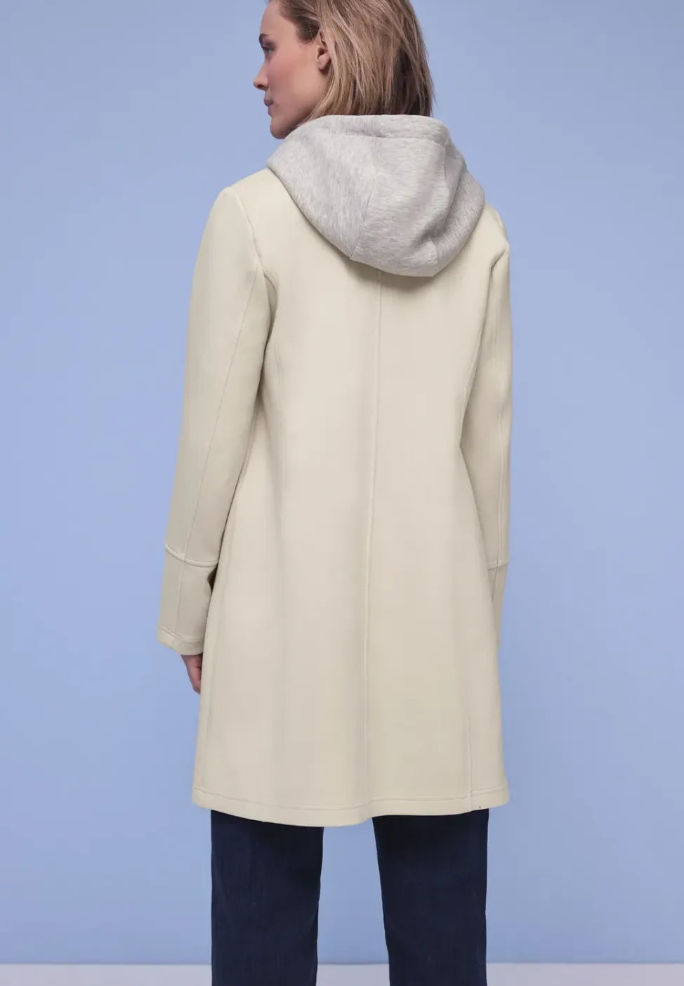 Coat met inlegwerk