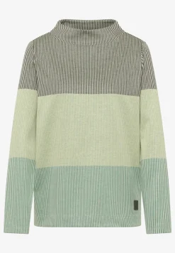 Colorblock jacquard shirt