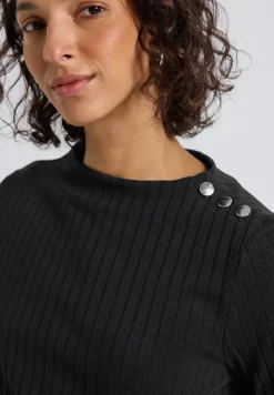 Col shirt met knopen