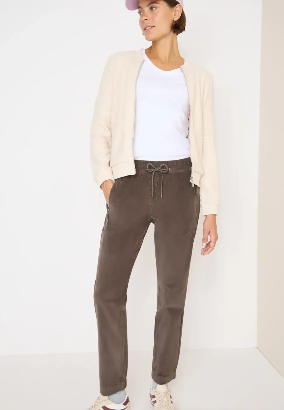 Comfortabele corduroy broek