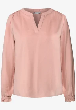 Corduroy blouse met ruches