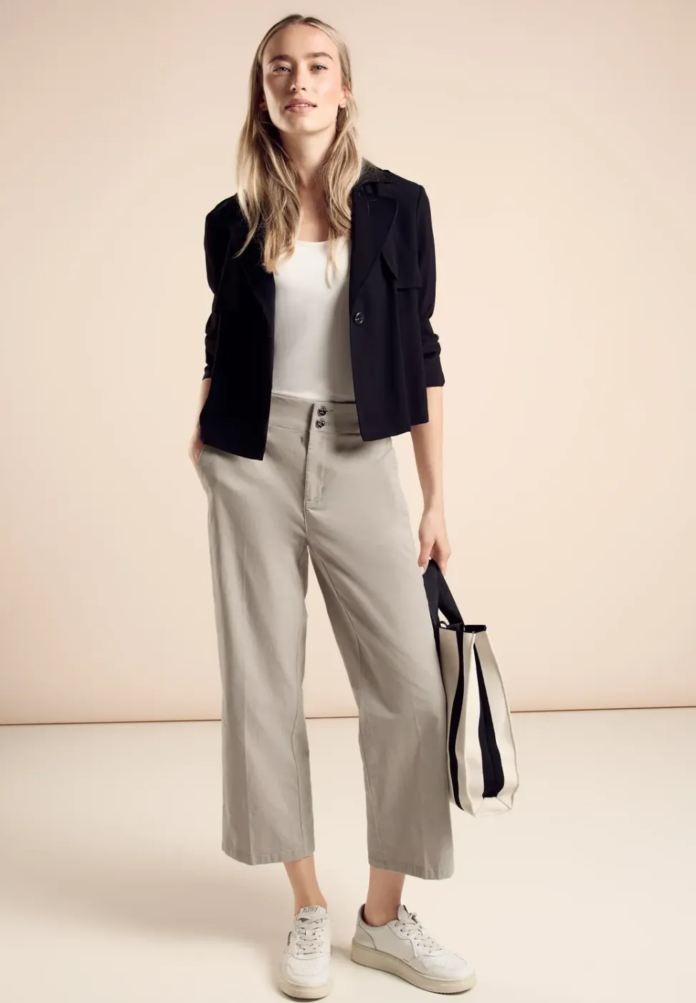 Corduroy broek in casual pasvorm
