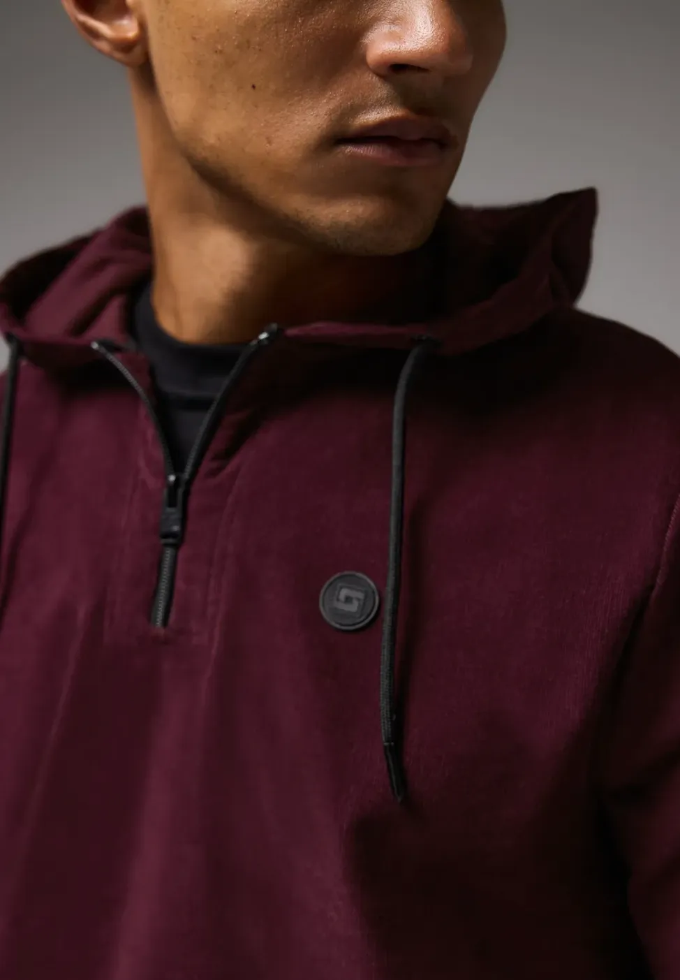 Corduroy hoodie