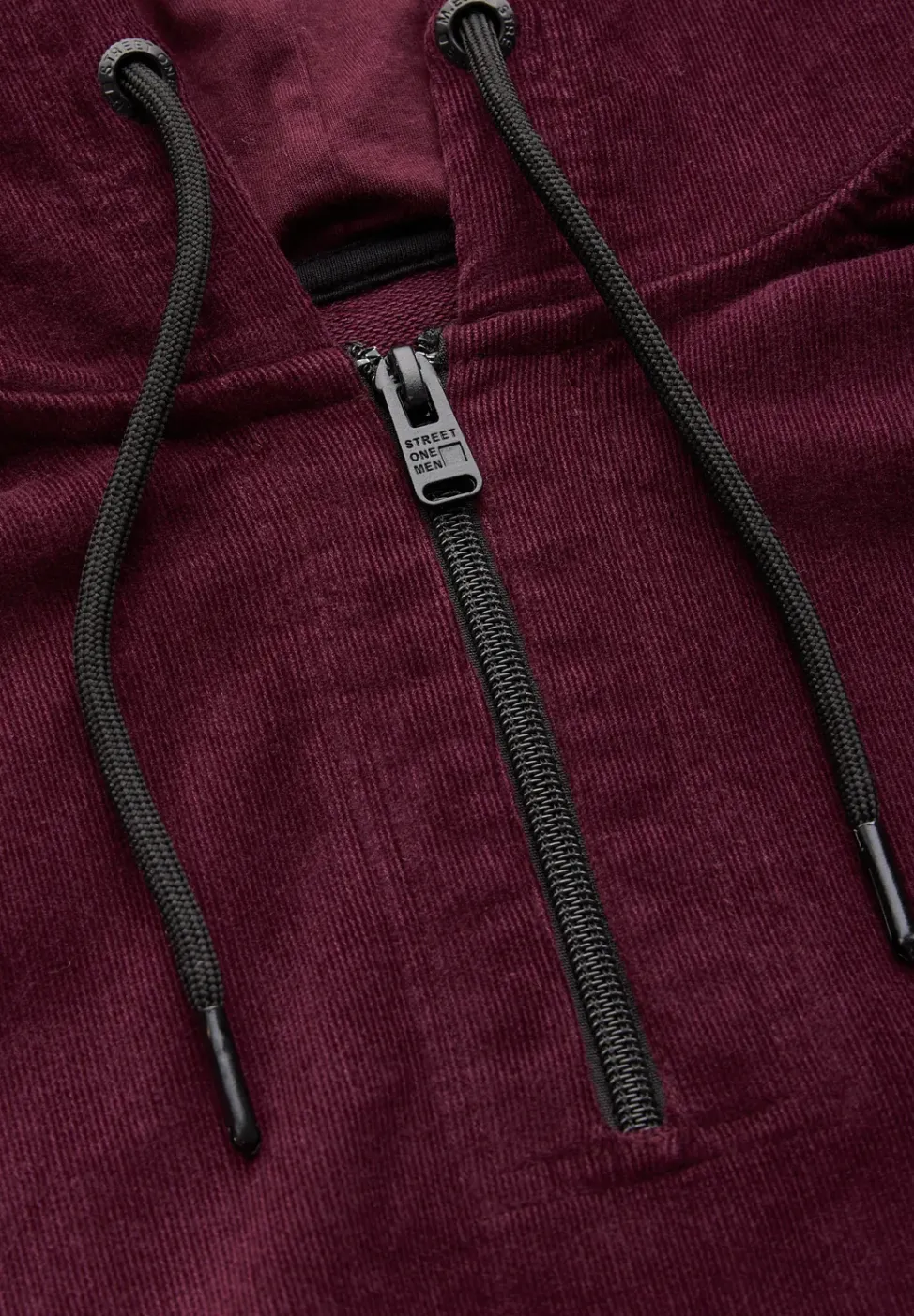 Corduroy hoodie