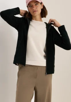 Corduroy jas met capuchon