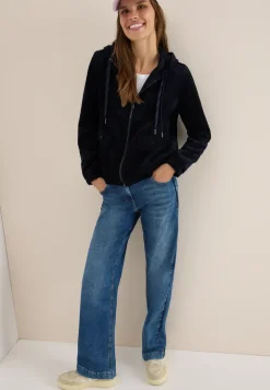 Corduroy jas met capuchon