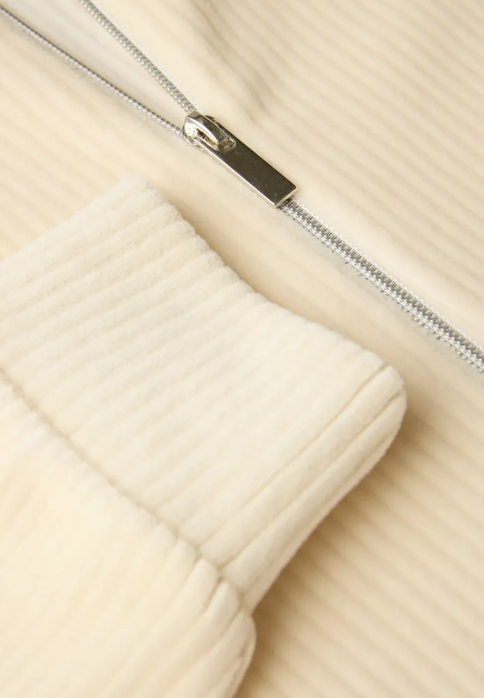 Corduroy jas met rits