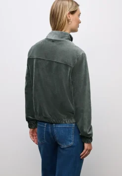 Corduroy jas met rits