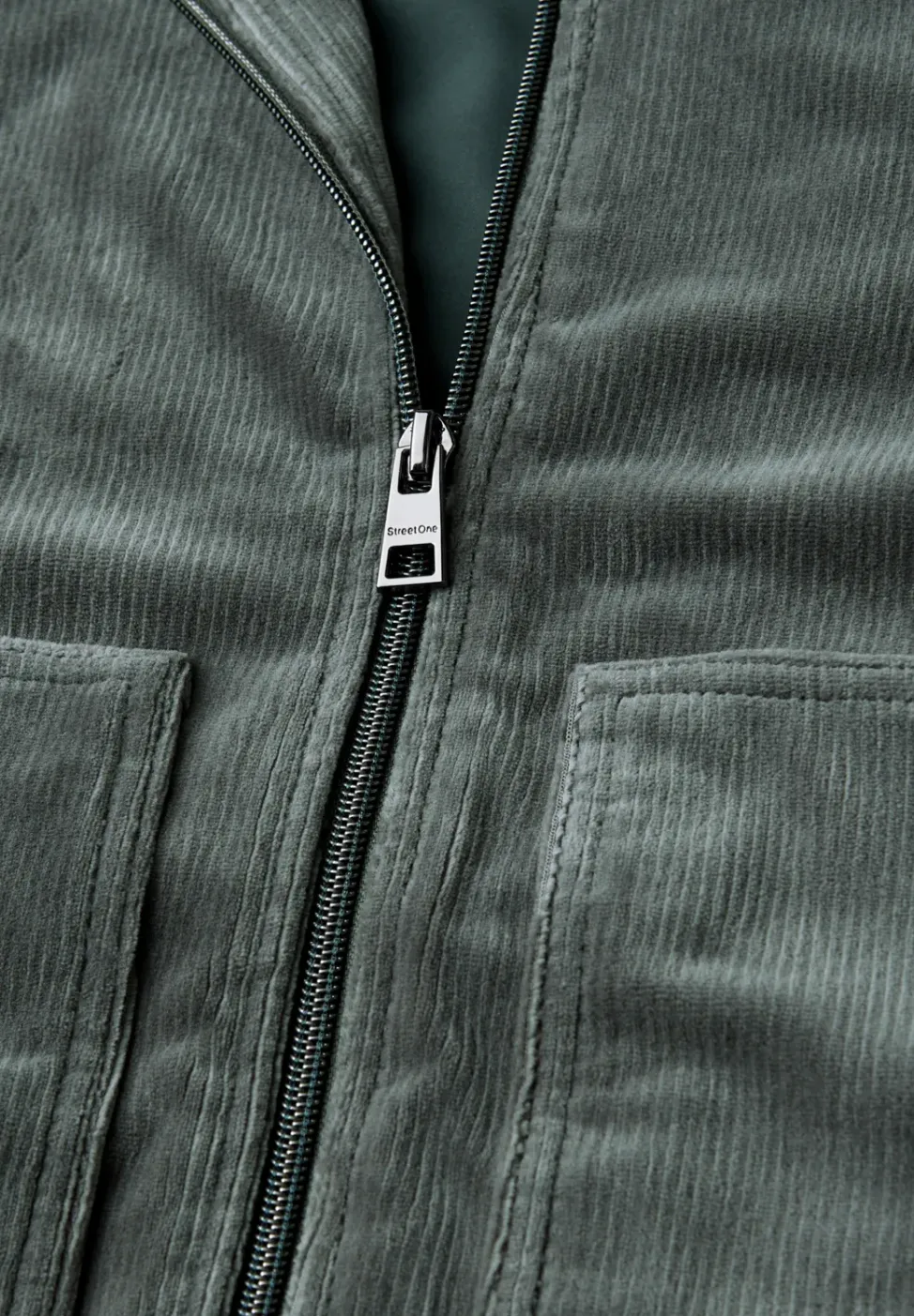 Corduroy jas met rits