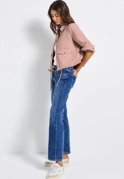 Corduroy jas met rits
