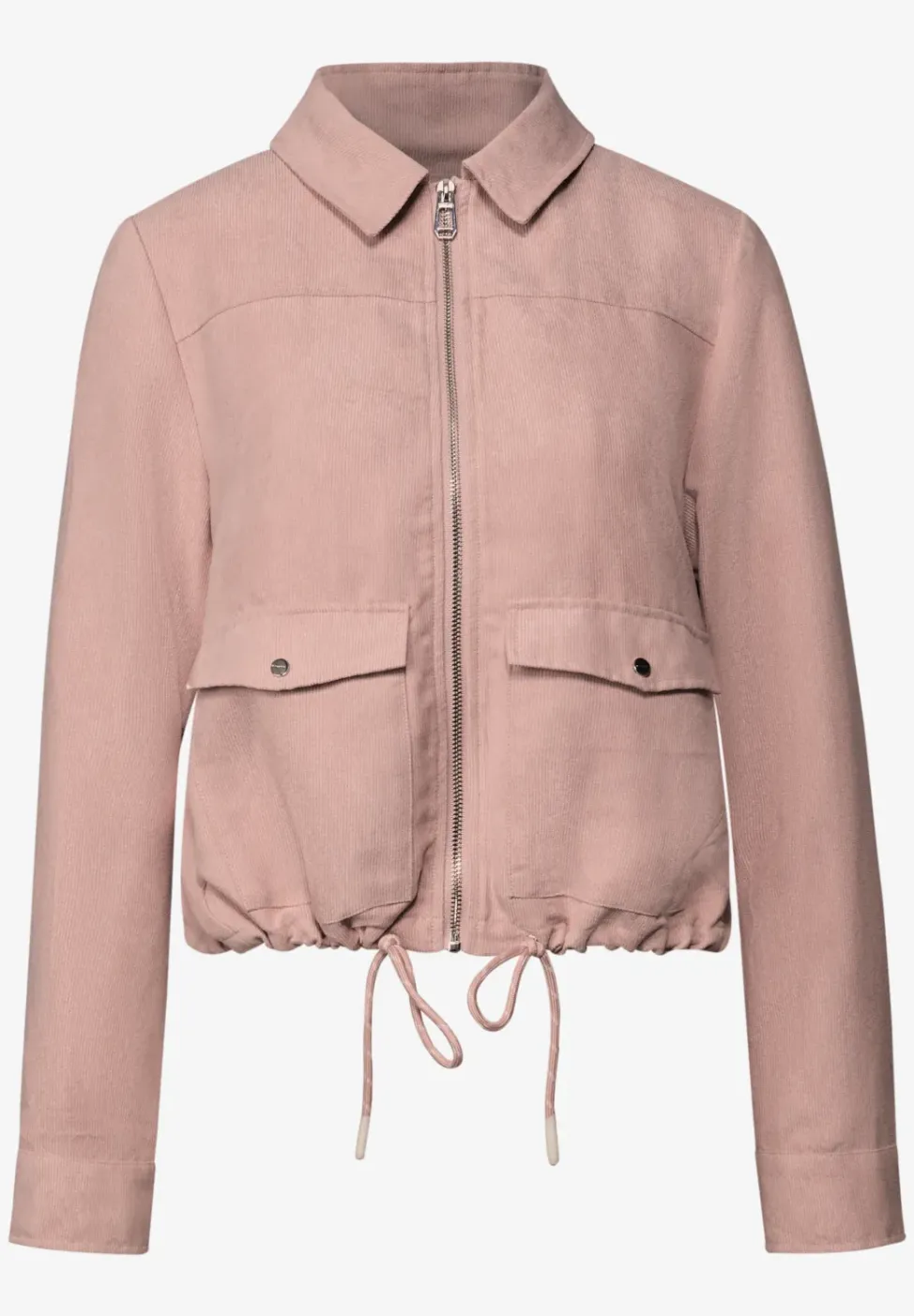 Corduroy jas met rits
