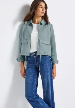 Corduroy jas met rits