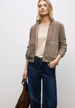 Corduroy jas met rits