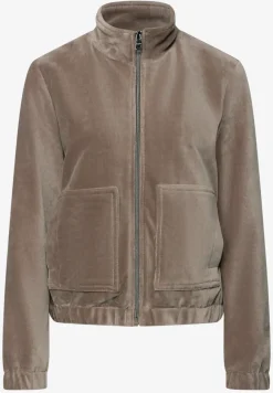 Corduroy jas met rits