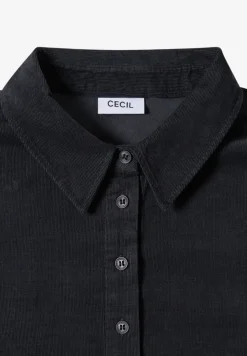 Corduroy jurk in effen kleur
