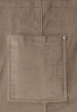 Corduroy jurk in effen kleur