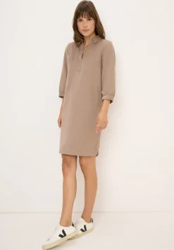 Corduroy jurk in effen kleur