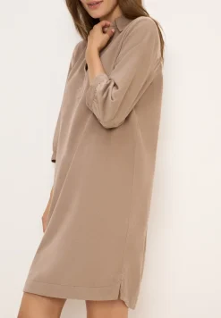 Corduroy jurk in effen kleur