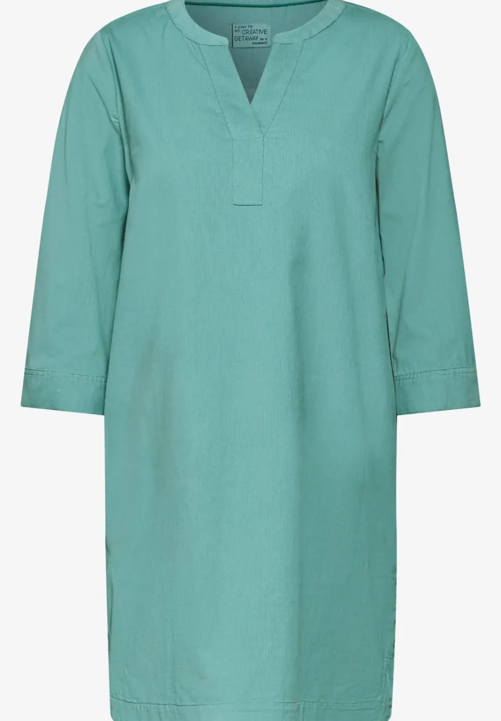 Corduroy jurk in effen kleur