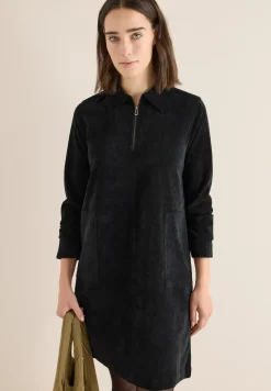Corduroy jurk met rits