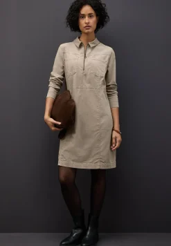 Corduroy jurk met rits