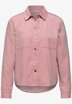 Corduroy mix blouse
