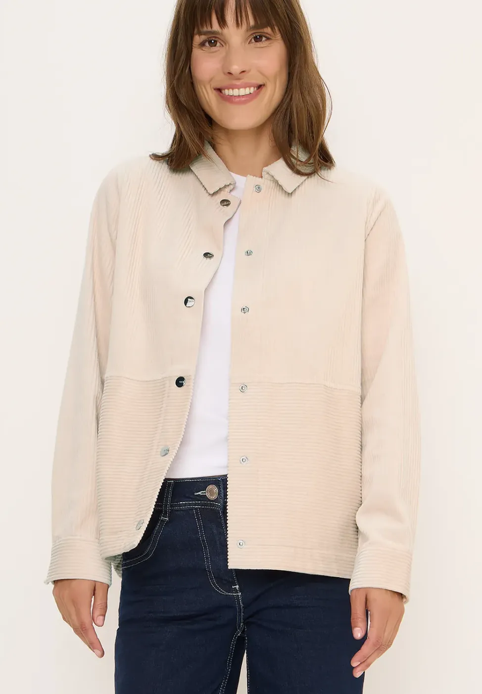 Corduroy overhemd met knopen