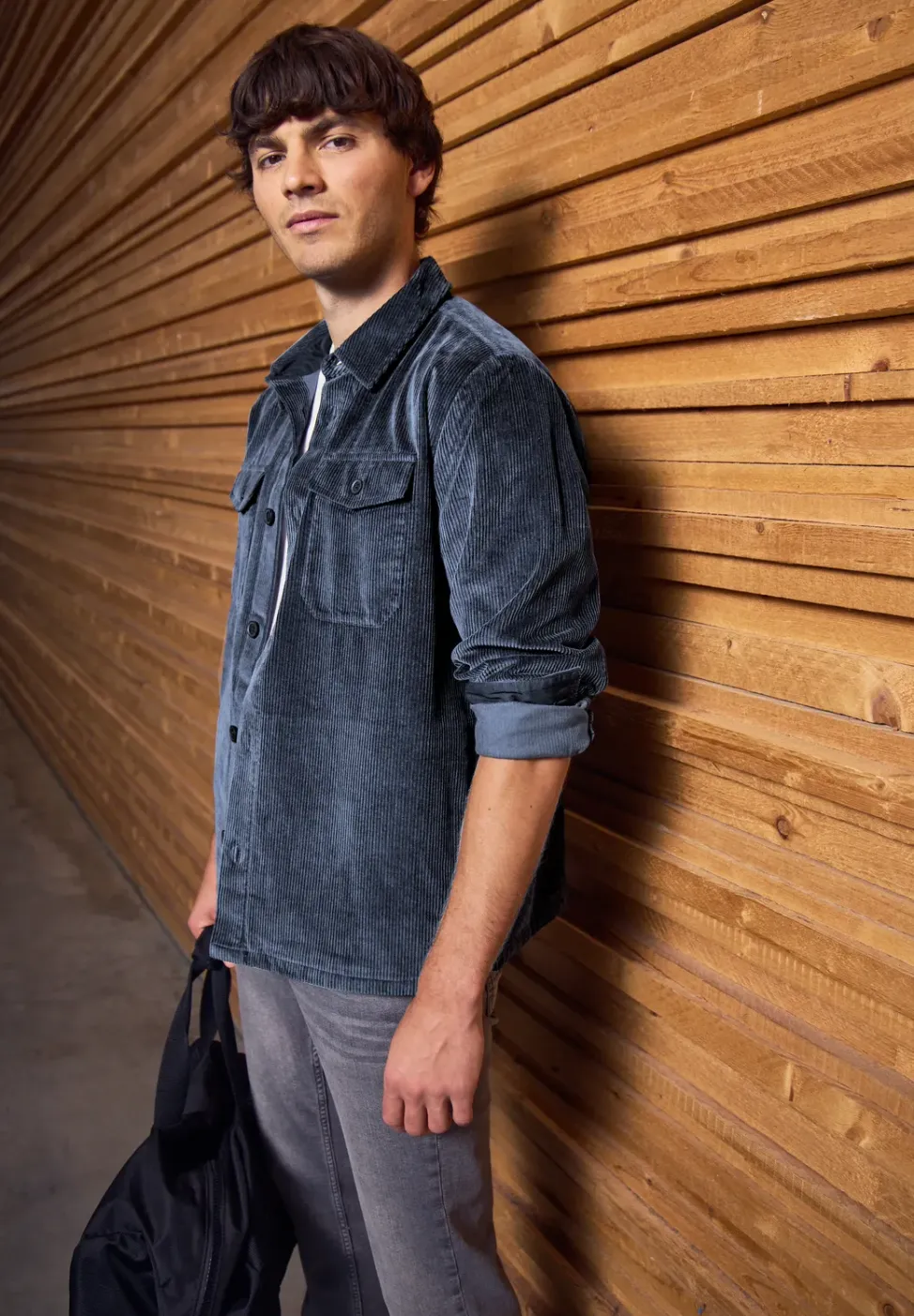 Corduroy overshirt