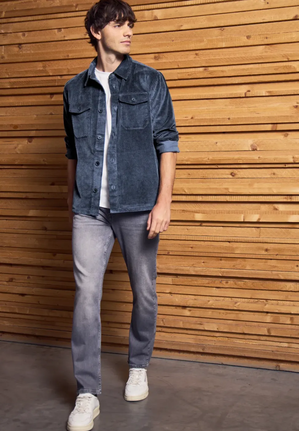 Corduroy overshirt