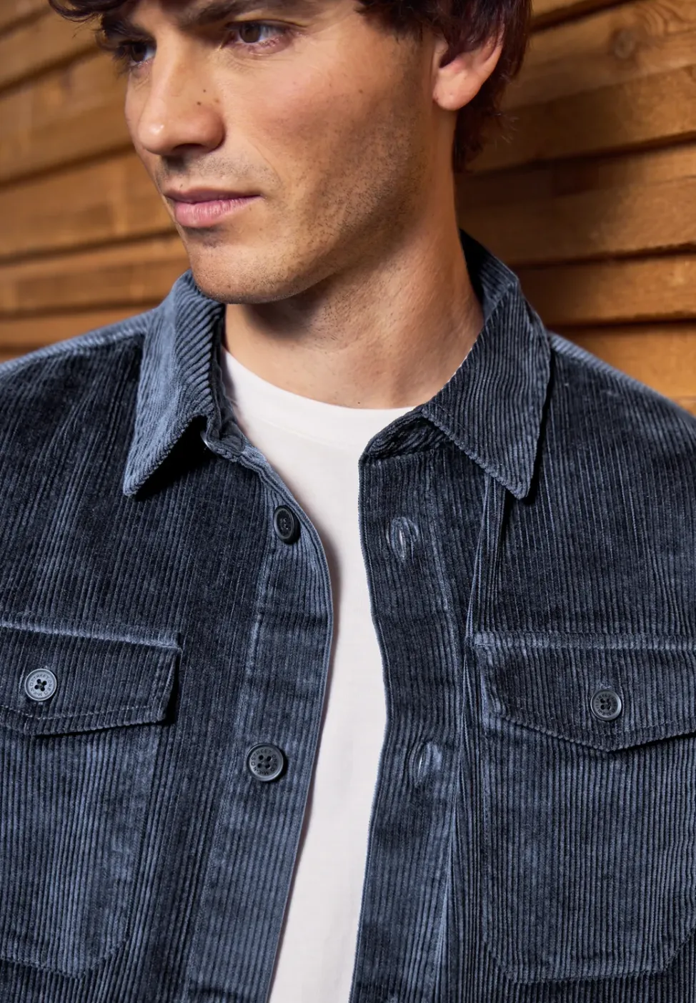 Corduroy overshirt