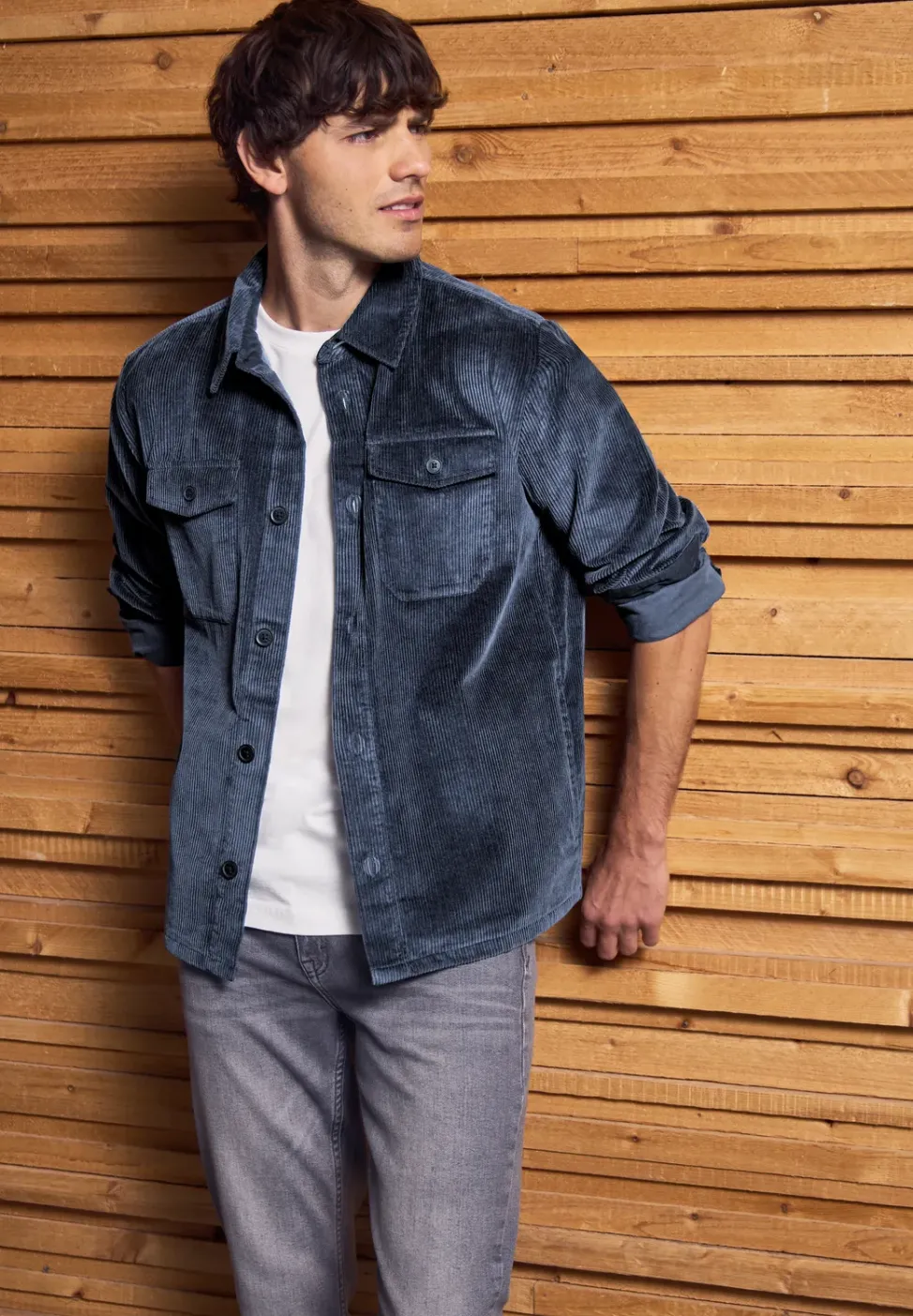 Corduroy overshirt
