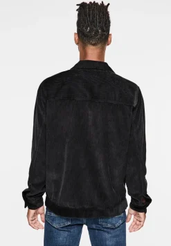 Corduroy overshirt met rits