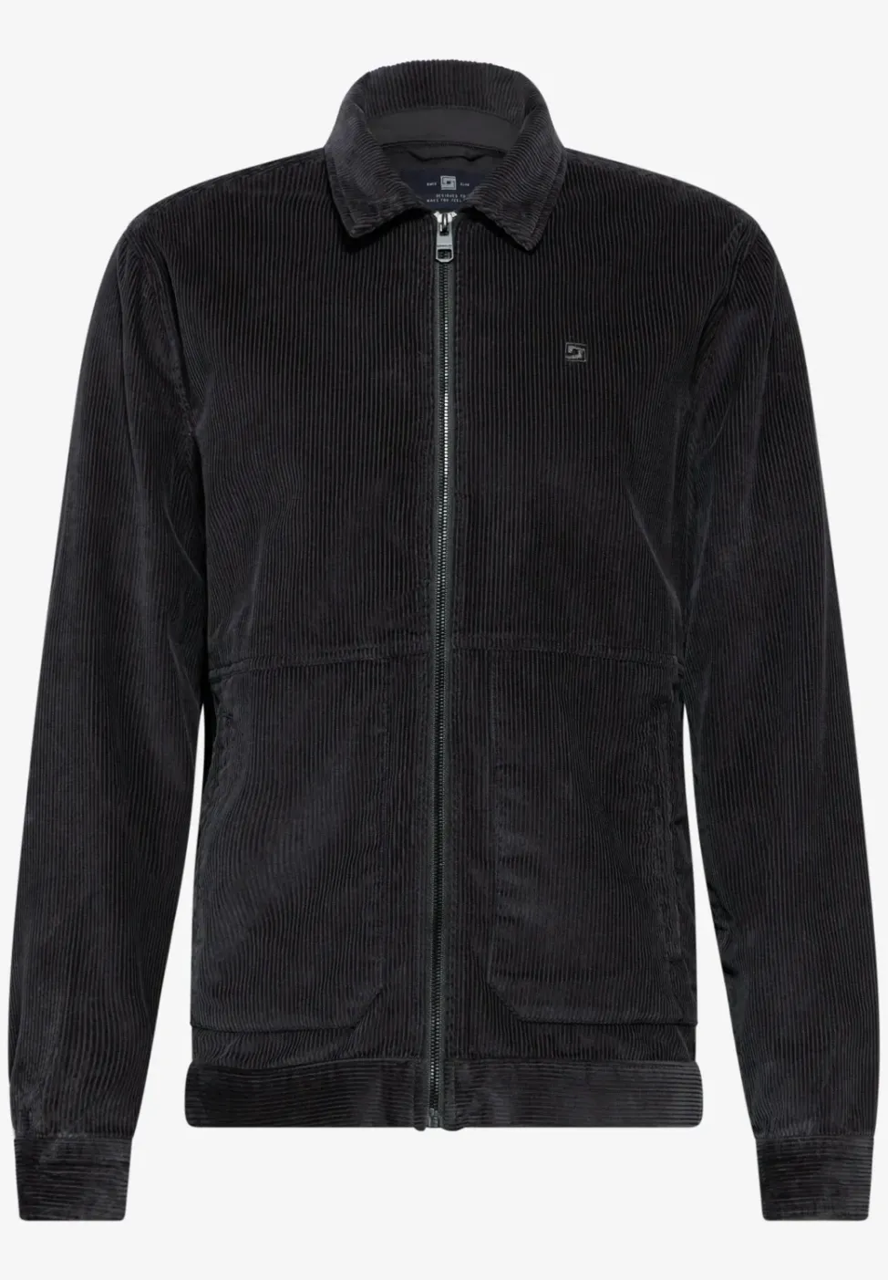 Corduroy overshirt met rits
