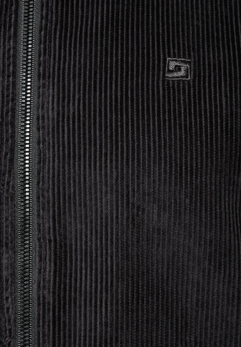 Corduroy overshirt met rits