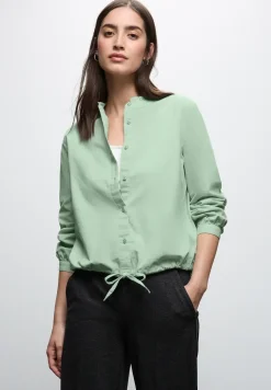 Corduroy blouse met koord