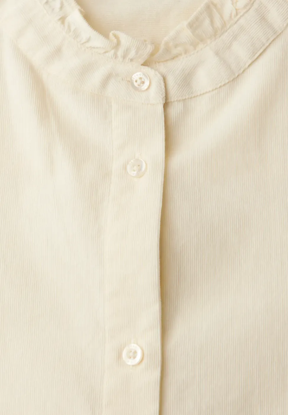 Corduroy blouse met koord