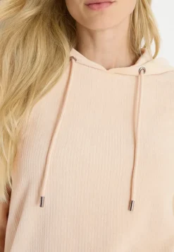 Corduroy jas met capuchon