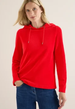 Corduroy jas met capuchon