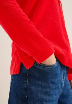 Corduroy jas met capuchon