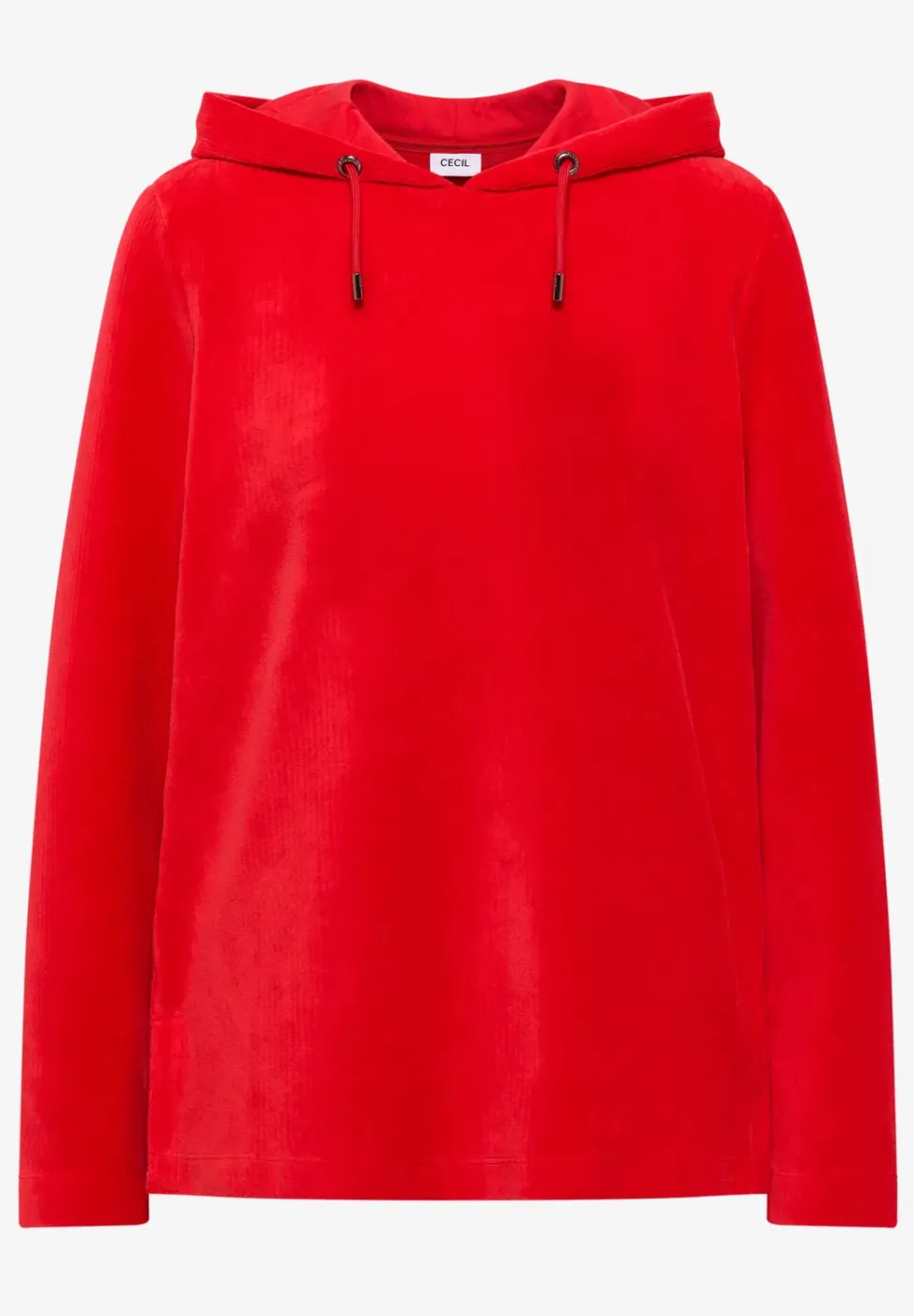 Corduroy jas met capuchon