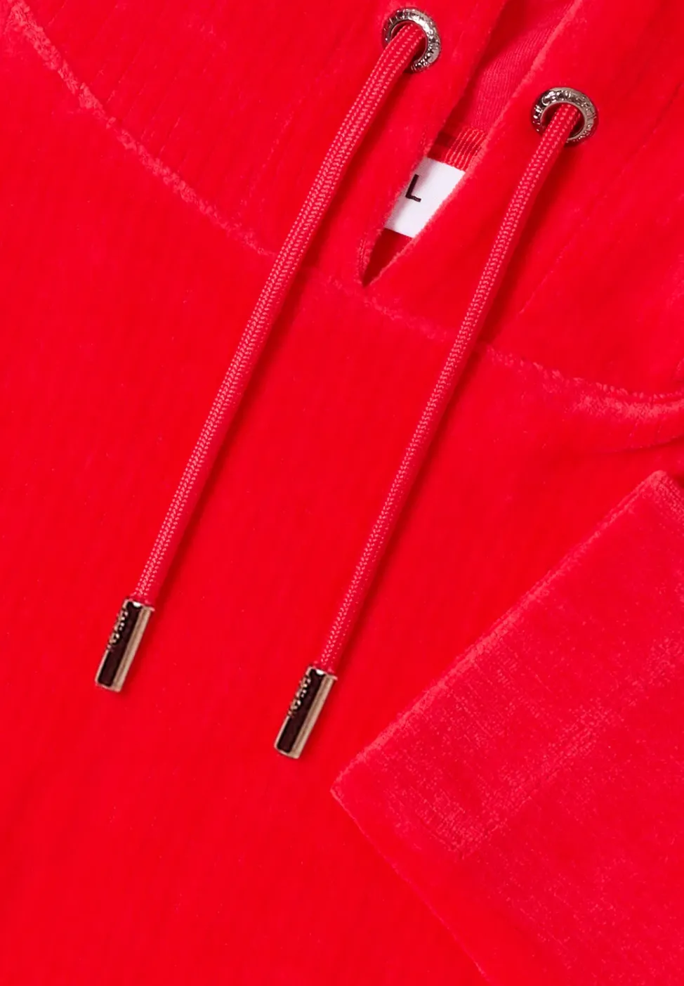 Corduroy jas met capuchon