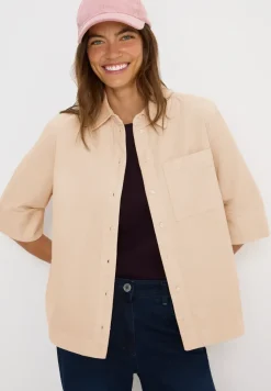 Corduroy overhemd blouse