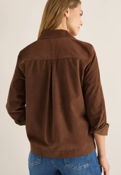 Corduroy overhemd blouse