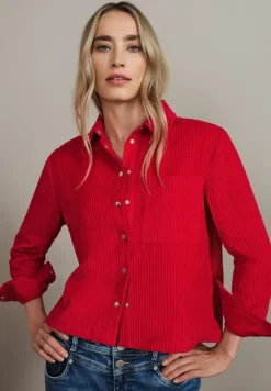 Corduroy overhemd blouse
